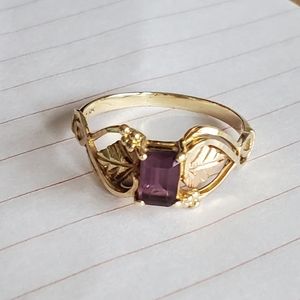 Amethyst Black Hills Gold ring